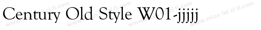 Century Old Style W01字体转换
